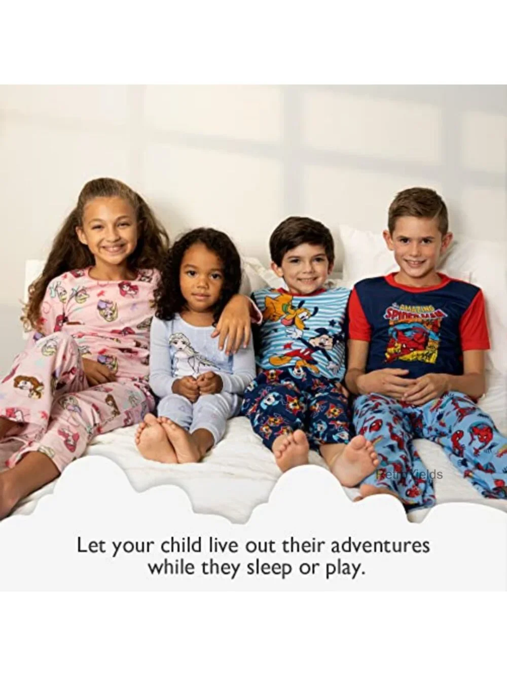Disney Cotton Pajama Set 2-Piece Snug-fit Kids Holiday Sleepwear